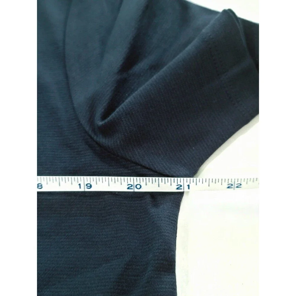 Banana Republic Men’s S Luxe Touch Performance Tee 100% Cotton Dark Blue Knit